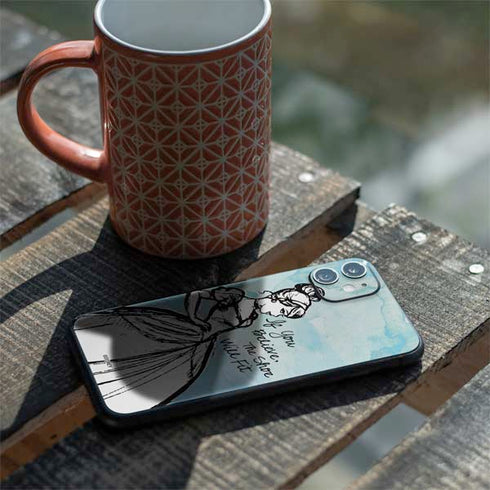 Disney Cinderella Sketch Art Shoe Will Fit iPhone 11 Skin